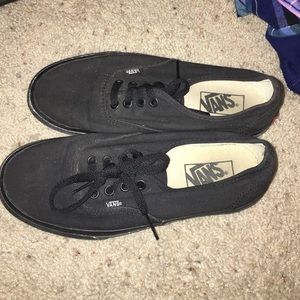 All black vans
