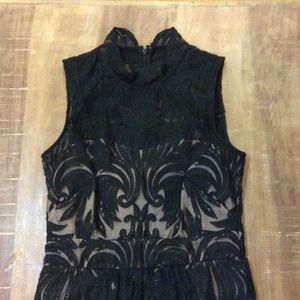 Baraschi High-Neck Cocktail Dress