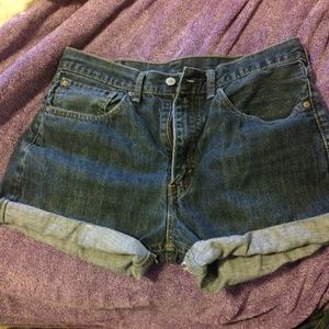 high waisted levi shorts