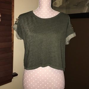 Sweater Crop Top