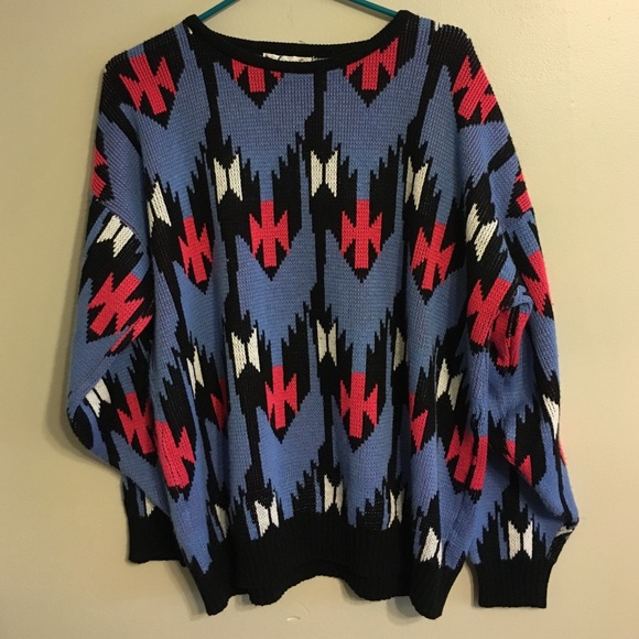 Geometric pullover