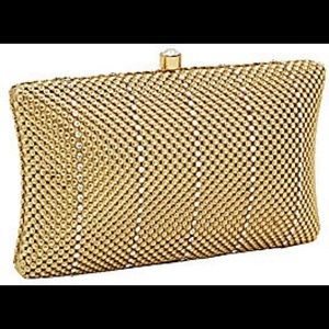 Whiting & Davis Crystal Pillow Minaudière