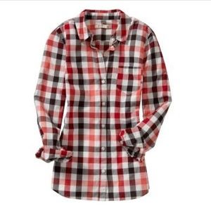 Red & black plaid shirt