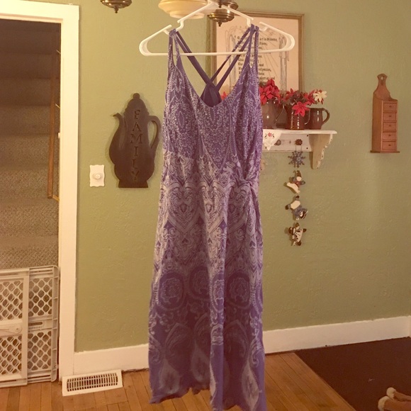 Purple "yoga" dress