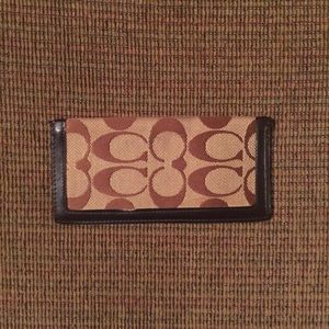 Coach checkbook holder