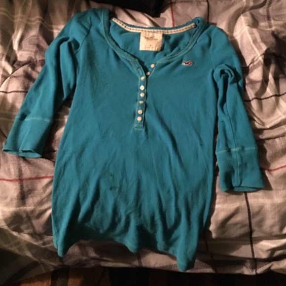 3quarter sleve tee hollister