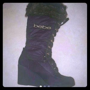 Bebe fur winter boots
