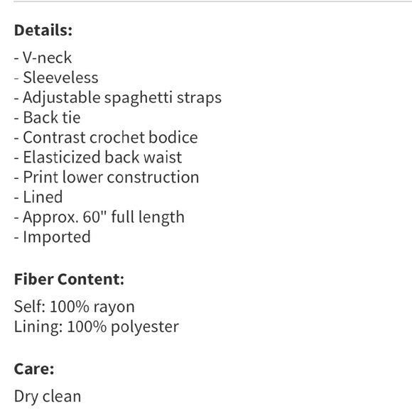 New Soieblu Crochet Bodice Print Maxi Dress - Picture 2 of 2