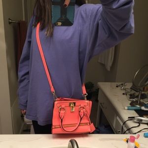 Coral crossbody bag