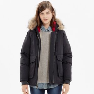 Woolrich White Patrol Down Parka