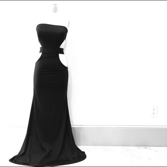 Sexy Maxi Dress with waist cut out