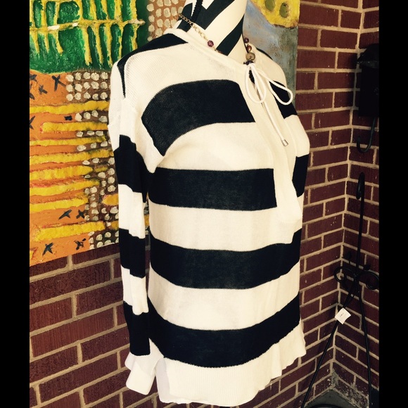 Loft by Ann Taylor Stripe sweater - Picture 2 of 4