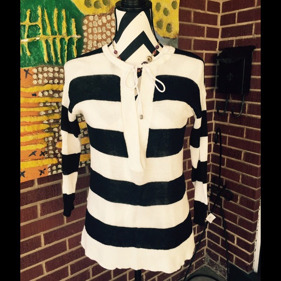 Loft by Ann Taylor Stripe sweater - Picture 4 of 4