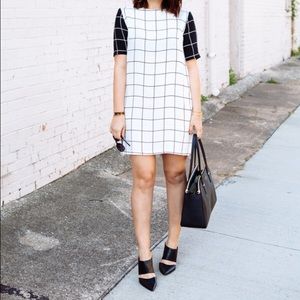 Window Pane Topshop Shift Dress