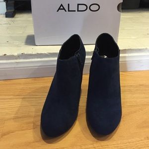 Aldo KAAEN Blue Suede Booties
