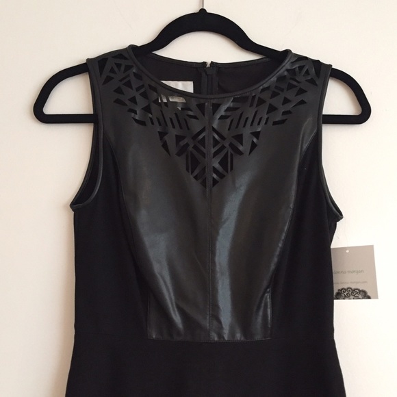 Donna Morgan Dresses - MOVING SALE❗️Back Laser Leather Cut-Out Dress Donna Morgan Dresses - MOVING SALE❗️Back Laser Leather Cut-Out Dress