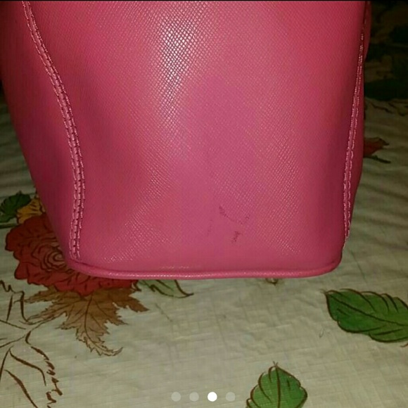 PEYTON LEATHER ZIP TOP TOTECOACH F27349 BRASS/CORA - Picture 3 of 4