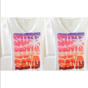 Aeropostale surf sun sand tee