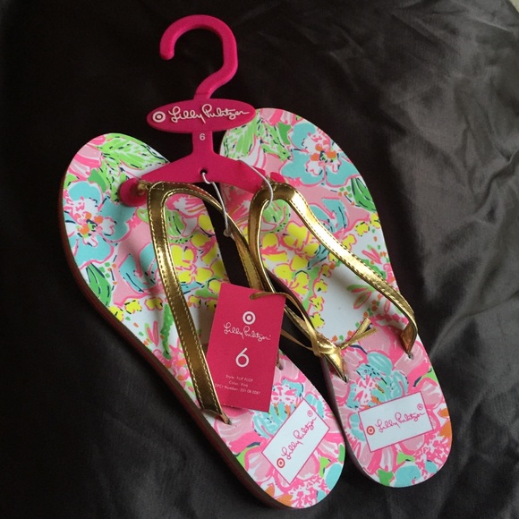 Lilly Pulitzer for Target NP flip flops