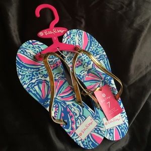 NWT Lilly Pulitzer for Target flip-flop