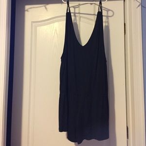 Black romper/cover up