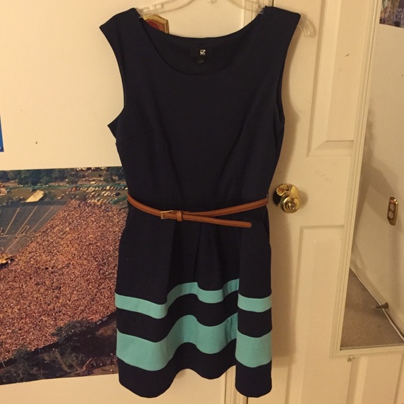 Blue dress