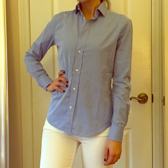 Ralph Lauren Tops - Ralph Lauren blue shirt. Made in Italy.