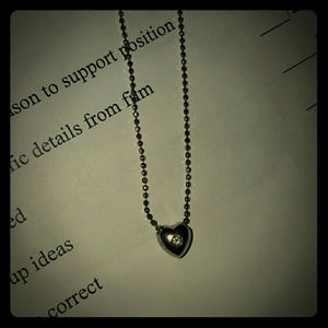 small heart shaped necklace