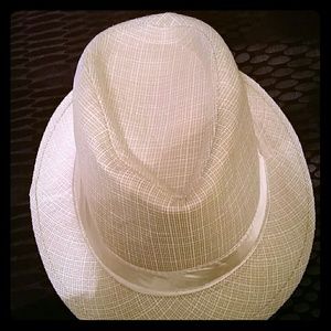Cream fedora