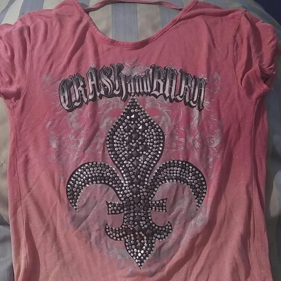 Shinny bare back tee - Picture 2 of 2