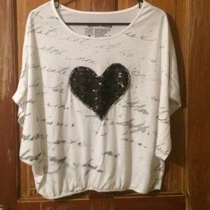 Black and white shirt!