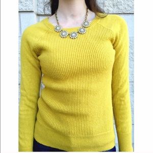 Yellow J. Crew Sweater