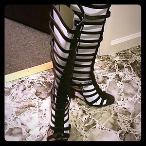 Gladiator heeled sandals