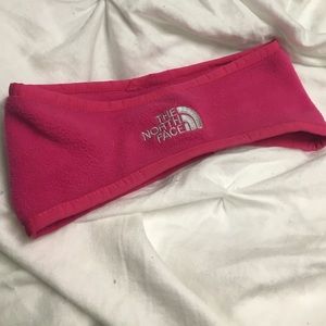 North face pink ear warmer head band