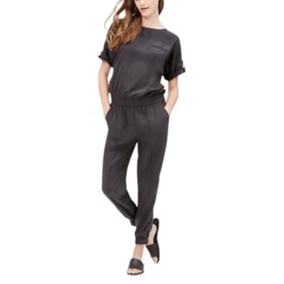 LOFT Other - Grey Loft Ann Taylor fluid jumpsuit