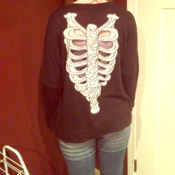Super cute rib print cardigan