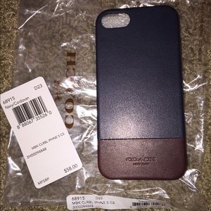 Authentic Coach iPhone 5 case