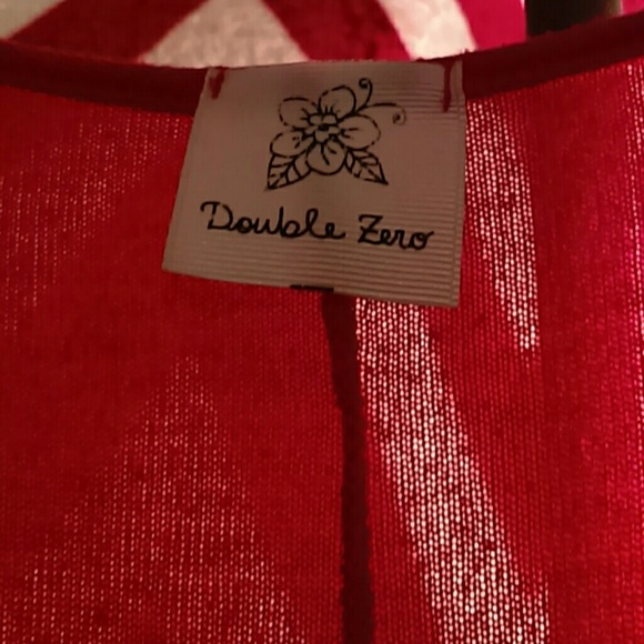 RED BUTTON DRESS. - Picture 3 of 3