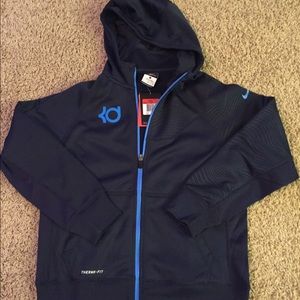 Boys Nike KD zip hoodie size L