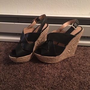 Brand new Black wedges
