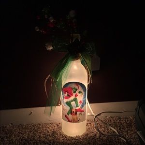 Grinch bottle