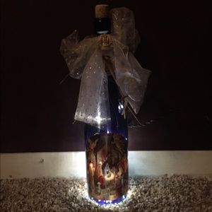 Nativity scene bottle