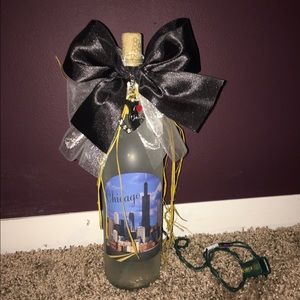 I LOVE CHICAGO lamp hand crafted