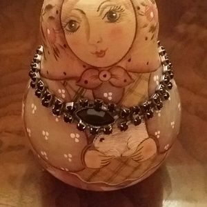 BLACK STONE BRACELET