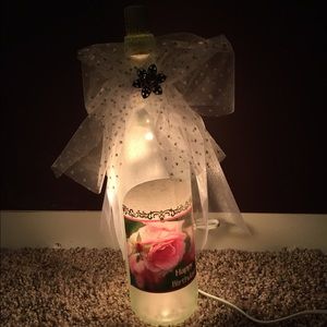 HAPPY BIRTHDAY lamp hand crafted