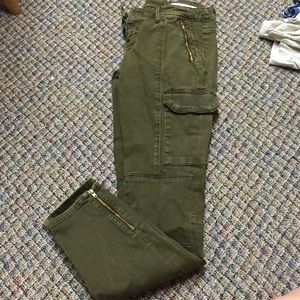 Zara army green pants