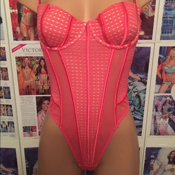 Vs fishnet teddy 34B