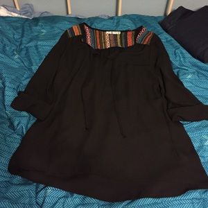 Tribal print blouse