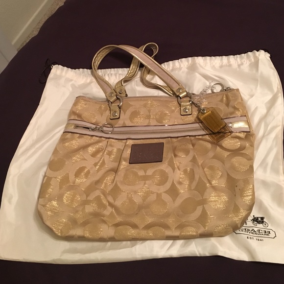 Coach Gold Purse