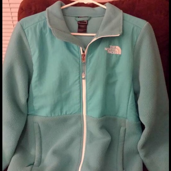 Youth XL Teal North Face Jacket